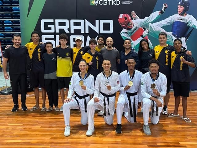 Equipe TKD Olímpios no Grand Slam 2025